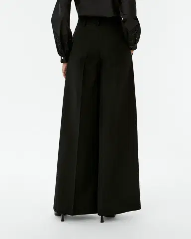 Emporio Sirenuse Lola Trousers in Black Assam | Thumbnail 3 Emporio Sirenuse Lola Trousers in Black Assam | Thumbnail 3