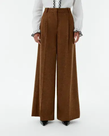 Emporio Sirenuse Lola Trousers in Himalayan Tweed | Thumbnail 2 Emporio Sirenuse Lola Trousers in Himalayan Tweed | Thumbnail 2