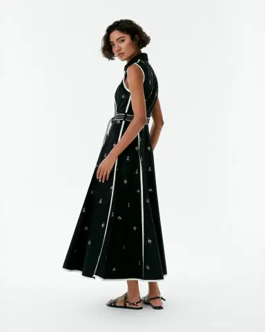 Emporio Sirenuse Miralda Dress with Byzantine Embroidery | Thumbnail 6 Emporio Sirenuse Miralda Dress with Byzantine Embroidery | Thumbnail 6
