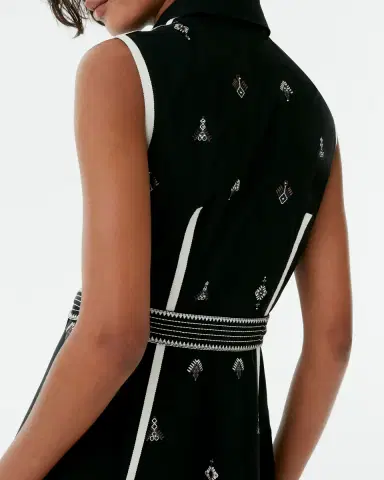 Emporio Sirenuse Miralda Dress with Byzantine Embroidery | Thumbnail 3 Emporio Sirenuse Miralda Dress with Byzantine Embroidery | Thumbnail 3