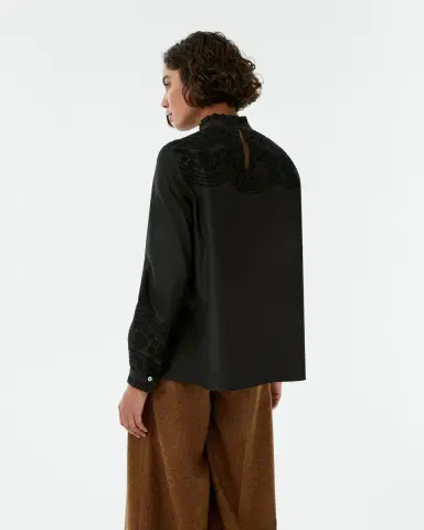 Emporio Sirenuse Mona Blouse with Broderie Anglaise | Thumbnail 3 Emporio Sirenuse Mona Blouse with Broderie Anglaise | Thumbnail 3