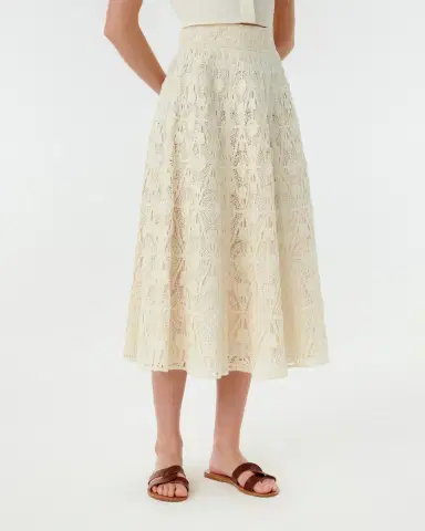Emporio Sirenuse Mulia Skirt in Macramè | Thumbnail 3 Emporio Sirenuse Mulia Skirt in Macramè | Thumbnail 3