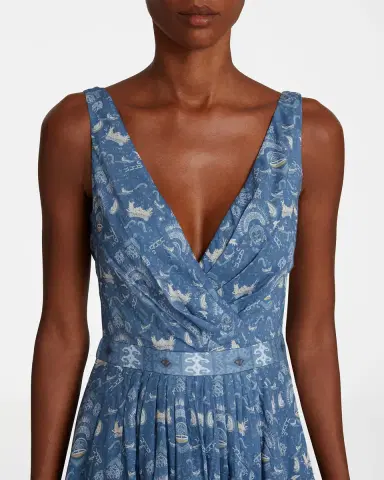 Emporio Sirenuse Naike Dress in Batik Print | Thumbnail 5 Emporio Sirenuse Naike Dress in Batik Print | Thumbnail 5