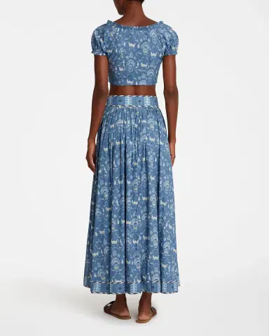 Emporio Sirenuse Ombretta Skirt in Batik Print | Thumbnail 4 Emporio Sirenuse Ombretta Skirt in Batik Print | Thumbnail 4