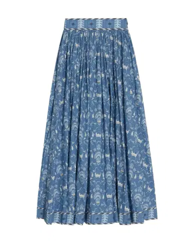 Emporio Sirenuse Ombretta Skirt in Batik Print | Thumbnail 1 Emporio Sirenuse Ombretta Skirt in Batik Print | Thumbnail 1