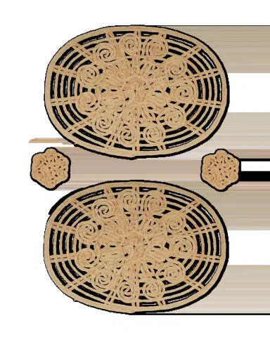 Emporio Sirenuse Oval Placemats and Coasters - Set of 2 | Thumbnail 1 Emporio Sirenuse Oval Placemats and Coasters - Set of 2 | Thumbnail 1