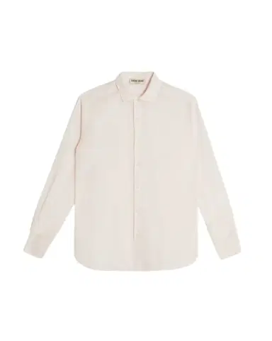 Emporio Sirenuse Plain Cotton Shirt Slim Pink | Thumbnail 1 Emporio Sirenuse Plain Cotton Shirt Slim Pink | Thumbnail 1