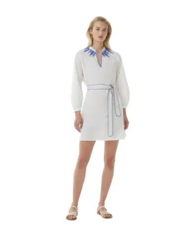 Emporio Sirenuse Sansa Caftan with Java Embroidery | Thumbnail 1 Emporio Sirenuse Sansa Caftan with Java Embroidery | Thumbnail 1