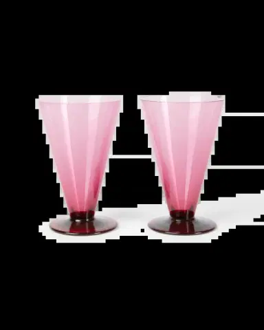Emporio Sirenuse Small Coloured Stemmed Glass Set of 2 | Thumbnail 3 Emporio Sirenuse Small Coloured Stemmed Glass Set of 2 | Thumbnail 3