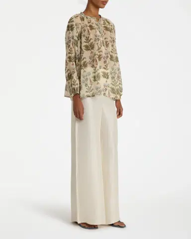 Emporio Sirenuse Sunshirt in Shiny Persian Botanic Print | Thumbnail 3 Emporio Sirenuse Sunshirt in Shiny Persian Botanic Print | Thumbnail 3