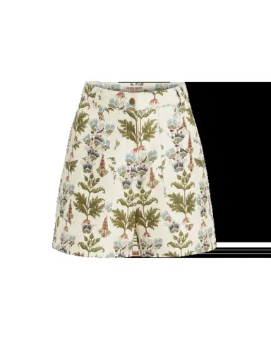 Emporio Sirenuse Teia Shorts in Persian Botanic Print | Thumbnail 1 Emporio Sirenuse Teia Shorts in Persian Botanic Print | Thumbnail 1