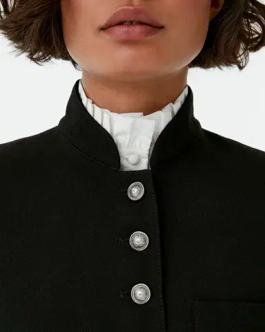 Emporio Sirenuse Tolly Jacket in Black Assam | Thumbnail 2 Emporio Sirenuse Tolly Jacket in Black Assam | Thumbnail 2