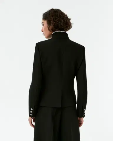 Emporio Sirenuse Tolly Jacket in Black Assam | Thumbnail 4 Emporio Sirenuse Tolly Jacket in Black Assam | Thumbnail 4