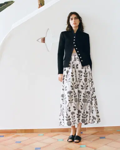 Emporio Sirenuse Tolly Jacket in Black Assam | Thumbnail 6 Emporio Sirenuse Tolly Jacket in Black Assam | Thumbnail 6