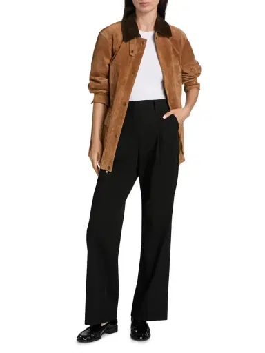 Mercer Collective Women's Suede Barn Jacket | Thumbnail 2 Mercer Collective Women's Suede Barn Jacket | Thumbnail 2