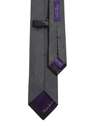 Ralph Lauren Purple Label Men's Peau De Soie Silk Tie | Thumbnail 4 Ralph Lauren Purple Label Men's Peau De Soie Silk Tie | Thumbnail 4