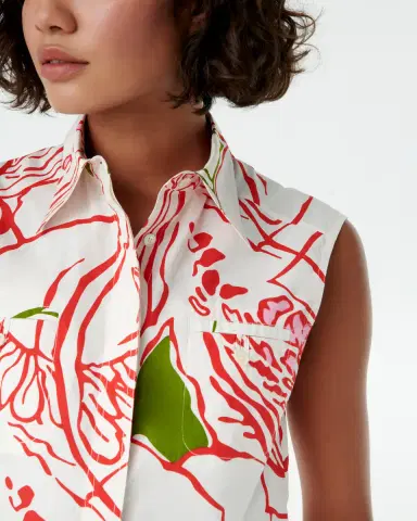 Emporio Sirenuse Ylenia Top in Calypso Print | Thumbnail 2 Emporio Sirenuse Ylenia Top in Calypso Print | Thumbnail 2
