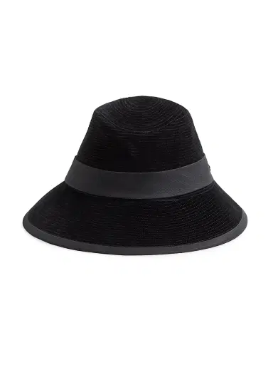 Valentino Garavani Women's VLogo Signature Cotton Hat - Black - Size Large | Thumbnail 1 Valentino Garavani Women's VLogo Signature Cotton Hat - Black - Size Large | Thumbnail 1