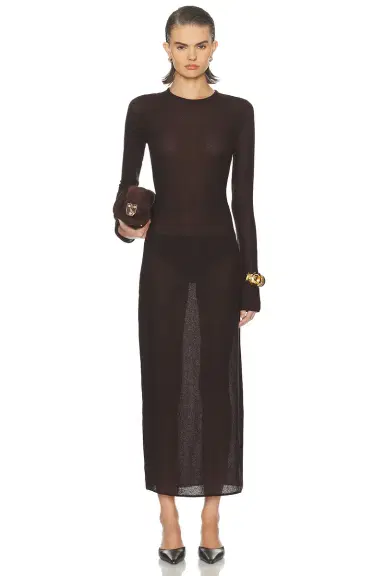 L'Academie Delmer Midi Dress | Thumbnail 1 L'Academie Delmer Midi Dress | Thumbnail 1