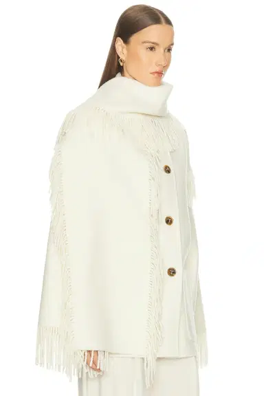 TOTEME Fringed Scarf Jacket | Thumbnail 3 TOTEME Fringed Scarf Jacket | Thumbnail 3