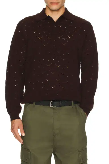 vowels Eyelet Polo | Thumbnail 3 vowels Eyelet Polo | Thumbnail 3