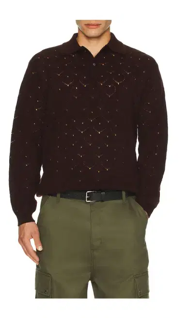 vowels Eyelet Polo | Thumbnail 1 vowels Eyelet Polo | Thumbnail 1