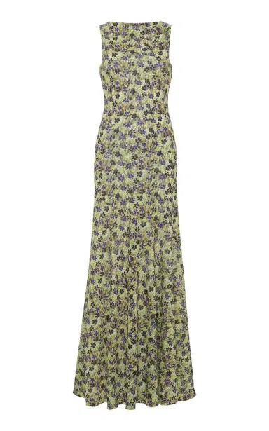 SIEDRÉS Fens Floral Mesh Maxi Dress | Thumbnail 1 SIEDRÉS Fens Floral Mesh Maxi Dress | Thumbnail 1