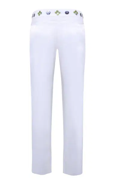 SIEDRÉS Brity Embellished Satin Straight-Leg Pants | Thumbnail 6 SIEDRÉS Brity Embellished Satin Straight-Leg Pants | Thumbnail 6