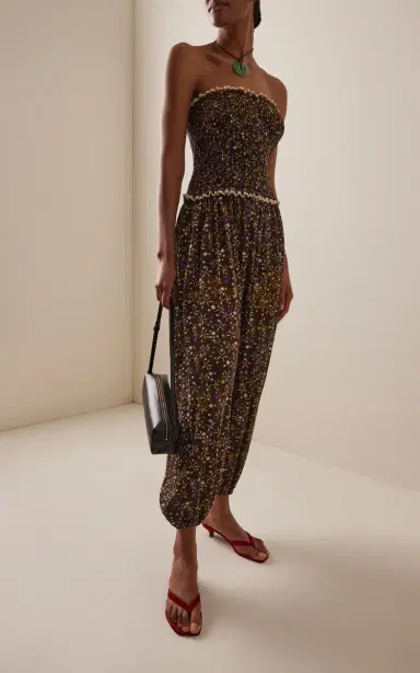 SIEDRÉS Anais Cotton-Blend Jumpsuit | Thumbnail 2 SIEDRÉS Anais Cotton-Blend Jumpsuit | Thumbnail 2