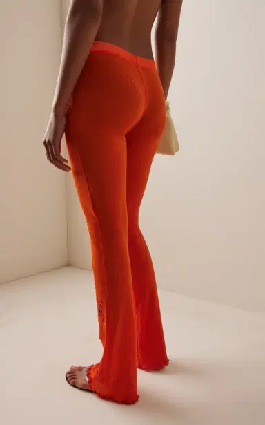 SIEDRÉS Dania Embroidered Mesh Flared Pants | Thumbnail 4 SIEDRÉS Dania Embroidered Mesh Flared Pants | Thumbnail 4