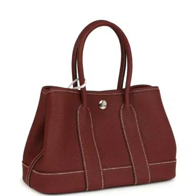 HERMÈS Hermes Garden Party Neo 23 Rouge H Negonda Palladium Hardware | Thumbnail 2 HERMÈS Hermes Garden Party Neo 23 Rouge H Negonda Palladium Hardware | Thumbnail 2