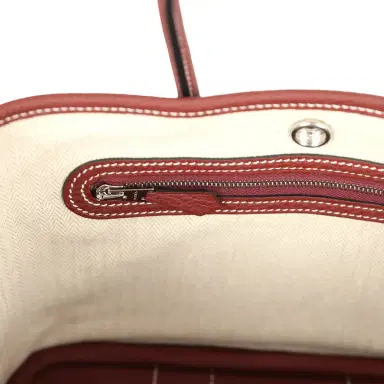 HERMÈS Hermes Garden Party Neo 23 Rouge H Negonda Palladium Hardware | Thumbnail 8 HERMÈS Hermes Garden Party Neo 23 Rouge H Negonda Palladium Hardware | Thumbnail 8