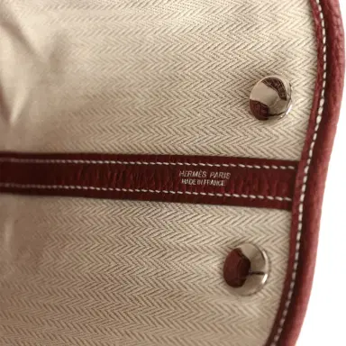 HERMÈS Hermes Garden Party Neo 23 Rouge H Negonda Palladium Hardware | Thumbnail 9 HERMÈS Hermes Garden Party Neo 23 Rouge H Negonda Palladium Hardware | Thumbnail 9
