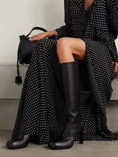 Balenciaga Fargo Leather Knee Boots | Thumbnail 2 Balenciaga Fargo Leather Knee Boots | Thumbnail 2