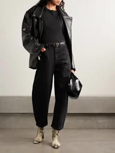 Frame The Bubble High-rise Barrel-leg Jeans | Thumbnail 2 Frame The Bubble High-rise Barrel-leg Jeans | Thumbnail 2