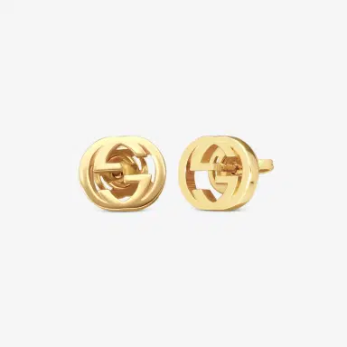 Gucci Gucci Interlocking G 18K Yellow Gold Stud Earrings by The Solist | Thumbnail 2 Gucci Gucci Interlocking G 18K Yellow Gold Stud Earrings by The Solist | Thumbnail 2