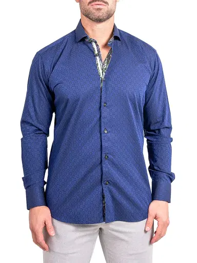 Maceoo Men's Einstein Ascension Shirt - Blue | Thumbnail 2 Maceoo Men's Einstein Ascension Shirt - Blue | Thumbnail 2