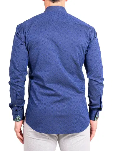 Maceoo Men's Einstein Ascension Shirt - Blue | Thumbnail 6 Maceoo Men's Einstein Ascension Shirt - Blue | Thumbnail 6