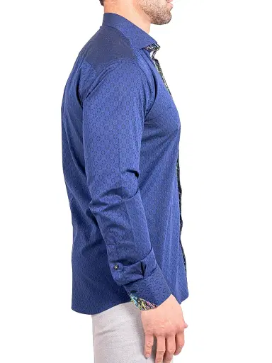 Maceoo Men's Einstein Ascension Shirt - Blue | Thumbnail 7 Maceoo Men's Einstein Ascension Shirt - Blue | Thumbnail 7