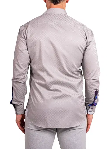 Maceoo Men's Einstein Ascension Shirt - Grey | Thumbnail 5 Maceoo Men's Einstein Ascension Shirt - Grey | Thumbnail 5