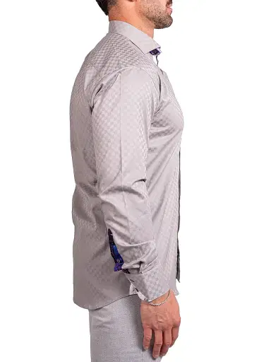 Maceoo Men's Einstein Ascension Shirt - Grey | Thumbnail 6 Maceoo Men's Einstein Ascension Shirt - Grey | Thumbnail 6