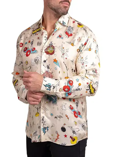 Maceoo Men's Fibonacci Ascension Shirt | Thumbnail 3 Maceoo Men's Fibonacci Ascension Shirt | Thumbnail 3