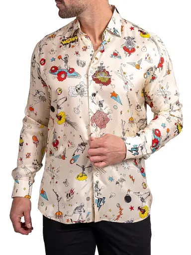 Maceoo Men's Fibonacci Ascension Shirt | Thumbnail 4 Maceoo Men's Fibonacci Ascension Shirt | Thumbnail 4