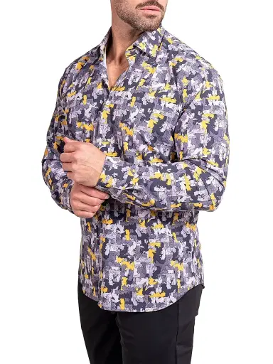 Maceoo Men's Fibonacci Stretch Ascension Shirt | Thumbnail 3 Maceoo Men's Fibonacci Stretch Ascension Shirt | Thumbnail 3