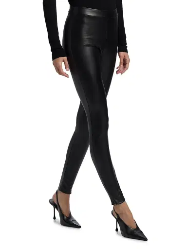 Generation Love Women's Josie Faux-Leather Crop Leggings - Black | Thumbnail 4 Generation Love Women's Josie Faux-Leather Crop Leggings - Black | Thumbnail 4