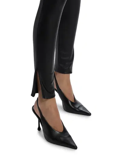 Generation Love Women's Josie Faux-Leather Crop Leggings - Black | Thumbnail 6 Generation Love Women's Josie Faux-Leather Crop Leggings - Black | Thumbnail 6