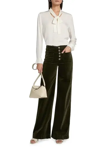 Ramy Brook Women's Cindy Velvet Wide-Leg Pants | Thumbnail 2 Ramy Brook Women's Cindy Velvet Wide-Leg Pants | Thumbnail 2