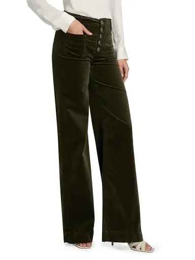 Ramy Brook Women's Cindy Velvet Wide-Leg Pants | Thumbnail 4 Ramy Brook Women's Cindy Velvet Wide-Leg Pants | Thumbnail 4