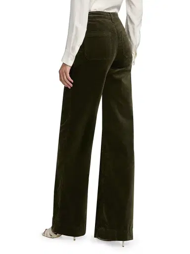 Ramy Brook Women's Cindy Velvet Wide-Leg Pants | Thumbnail 5 Ramy Brook Women's Cindy Velvet Wide-Leg Pants | Thumbnail 5
