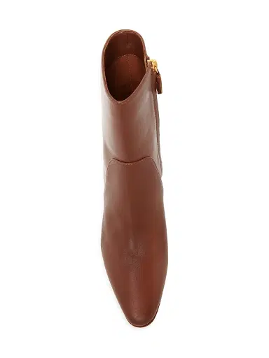 Pollini Women's Muse 75MM Leather Ankle Boots - Hide | Thumbnail 4 Pollini Women's Muse 75MM Leather Ankle Boots - Hide | Thumbnail 4